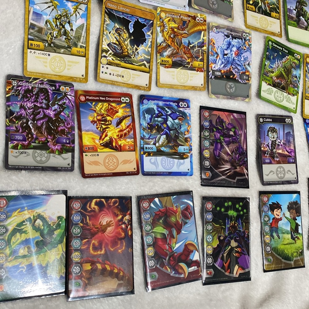 Lot of Bakugan Trading Cards